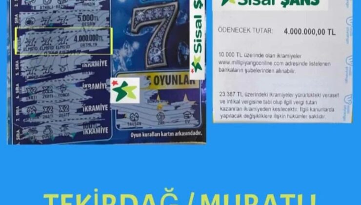 KAZI KAZANDAN 4 MİLYON KAZANDI