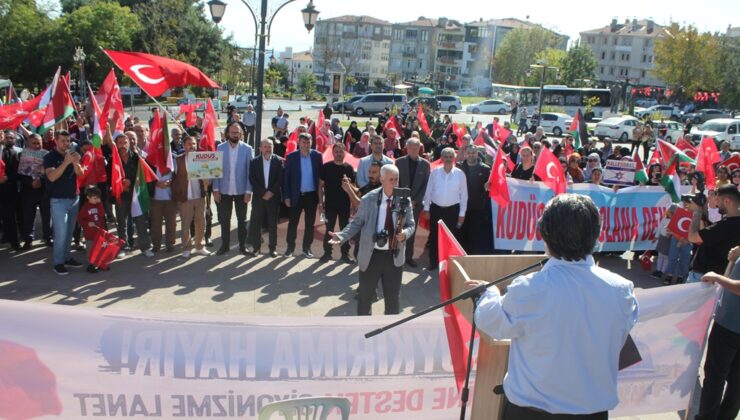 İSRAİLE TEKİRDAĞ’DAN TEPKİ