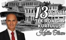 SÜLEYMANPAŞA BELEDİYE BAŞKAN A.ADAYI ŞEREF ÇETİN 13 KASIM MESAJI