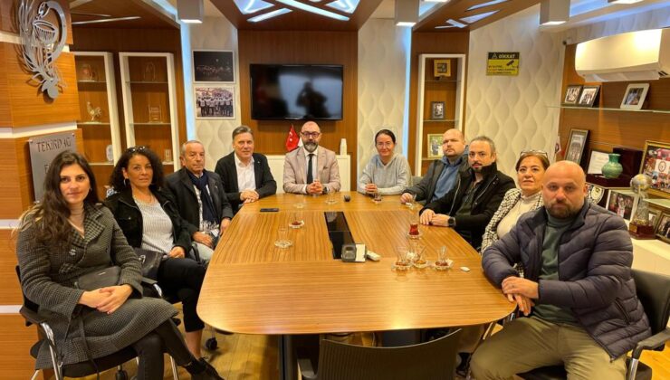 MEHMET SABRİ YÜCE’DEN ECZACILAR  ODASINA ZİYARET