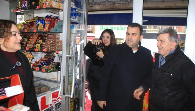 CHP ADAYLARINDAN ESNAF ZİYARETİ