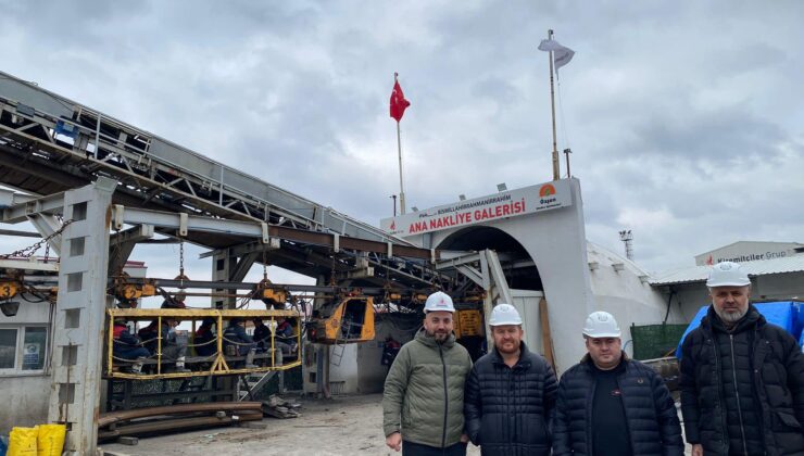 ÇORLUSPOR BAŞKANI GÜMÜŞ’TEN KİREMİTÇİLER MADENCİLİĞE ZİYARET