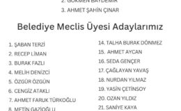 İYİ PARTİ SÜLEYMANPAŞA MECLİS LİSTESİ