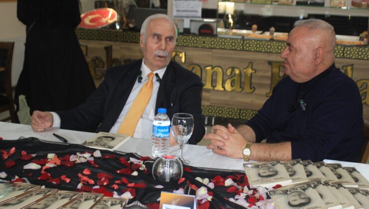 YEŞİLÇAM’IN ÇINARI KİTAPLARINI İMZALADI