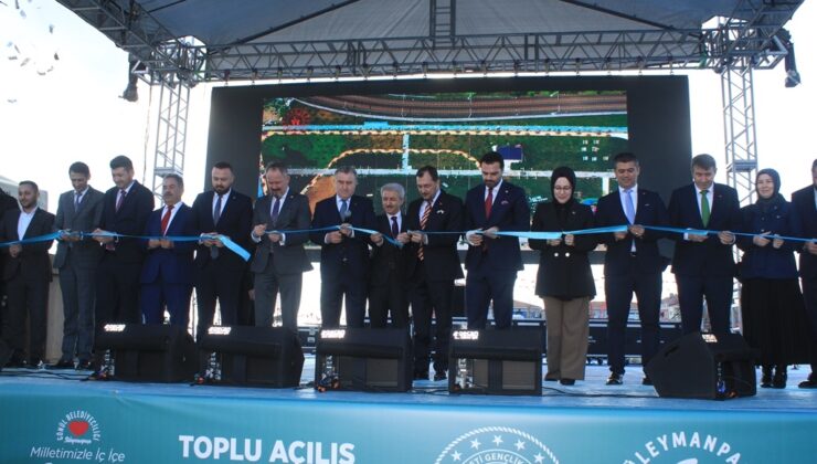 MİLLET BAHÇESİNİ SPOR BAKANI AÇTI