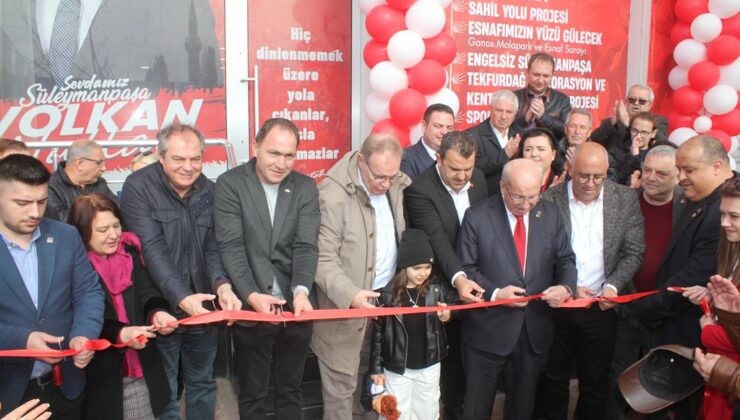 CHP SÜLEYMANPAŞA’DA 2 SEÇİM BÜROSU AÇTI