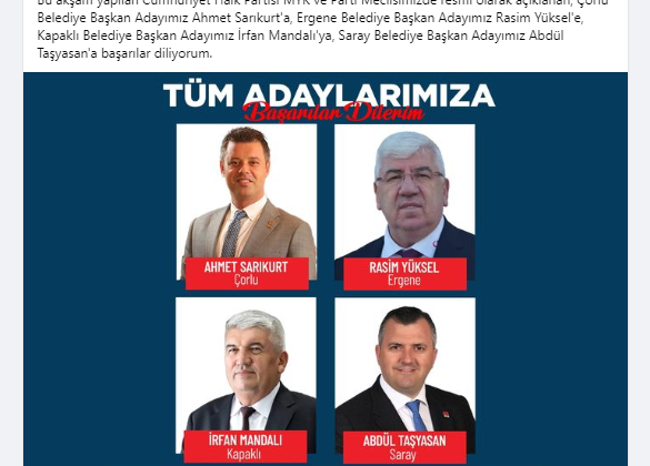 VOLKAN NALLARDAN BAŞARI DİLEKLERİ