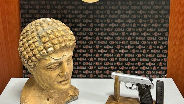 TARİHİ ESER KAÇAKÇILARINA GÖZALTI