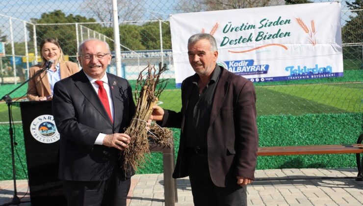 BÜYÜKŞEHİR’DEN BAĞCILIĞA BÜYÜK DESTEK