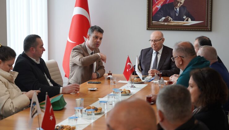 BAŞKAN SARIKURT ZİYARETLERE TAM GAZ DEVAM EDİYOR
