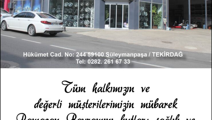 KARAEVLİ OTO LASTİK BAYRAM KUTLAMASI