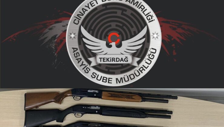 RUHSATSIZ AV TÜFEKLERİ TOPLANDI