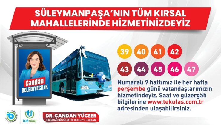 TBB SÜLEYMANPAŞANIN KIRSAL MAHALLELERİNDE