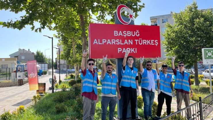 SÜLEYMANPAŞA ÜLKÜ OCAKLARINDAN ÇEVRE TEMİZLİĞİ