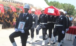 GENÇ  POLİS  GÖZYAŞLARIYLA UĞURLANDI
