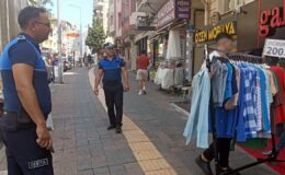 Zabıtadan Kaldırım İşgali Denetimi