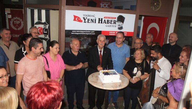 TEKİRDAĞ YENİ HABER 15. YILINI KUTLADI