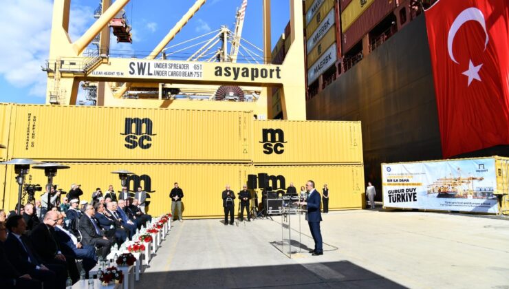 -Asyaport Limanı’nda Türkiye’de İlk Çevreci Dönüşüm: Yüksek Gerilimle Gemi Elektrik Besleme Tesisi Açıldı