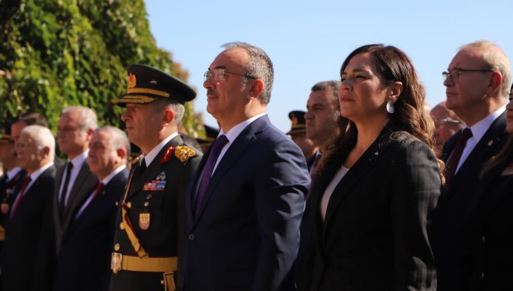 KURULUŞUN 101. YILININ KUTLAMALARI ÇELENK SUNMA TÖRENİ İLE BAŞLADI