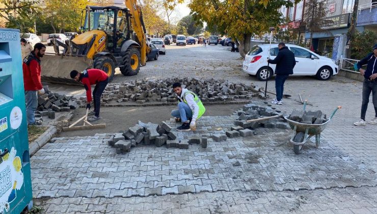 Süleymanpaşa Belediyesi Olumsuz Hava Şartlarına Rağmen Yol Çalışmalarına Devam Ediyor
