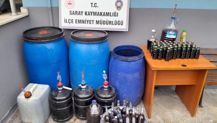EMNİYETTEN SAHTE ALKOL OPERASYONU