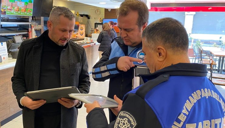 Zabıta ekipleri Değirmenaltı Mahallesinde denetim yaptı