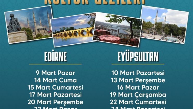 Çorlu Belediyesinden Ramazan Ayına Özel Ücretsiz Kültür Gezileri