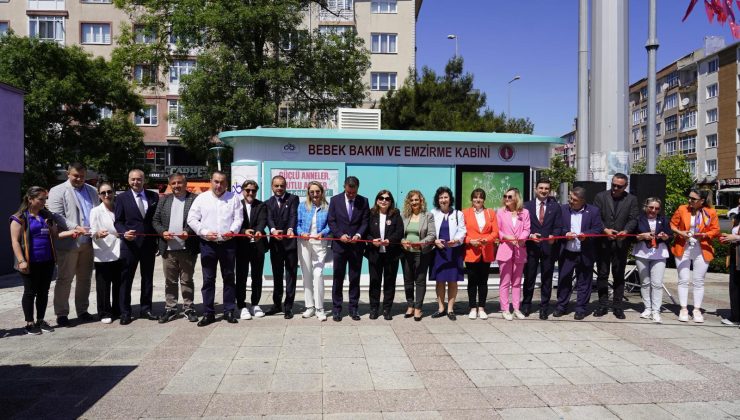 Çorlu’da Bebek Bakım ve Emzirme Kabinleri Hizmete Sunuldu