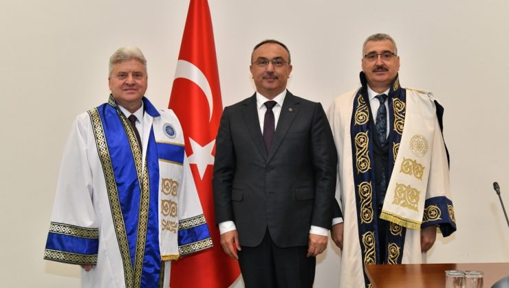 NAMIK KEMAL ÜNİVERSİTESİNDEN  ESKİ CUMHURBAŞKANI PROF. DR. GJORGE IVANOV’A FAHRİ DOKTORA
