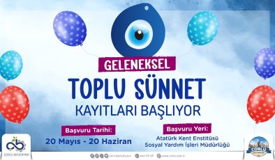 Çorlu Belediyesi Toplu Sünnet Kayıtları Başlıyor