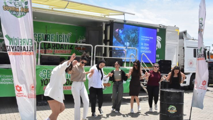 ÇEVRE TIRI NKÜ’DE: “YEŞİL KAMPÜS FESTİVALİ” TEKİRDAĞ NKÜ’DE BAŞLADI