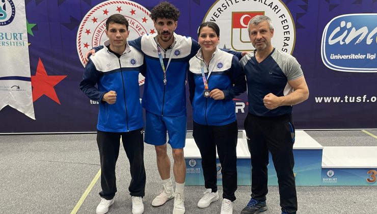 TEKİRDAĞ NKÜ SPORCULARI BOKS ŞAMPİYONASINDA MADALYA KAZANDI