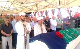 HACI TÜRKAN ÇEBİ GÖZYAŞLARIYLA TOPRAĞA VERİLDİ