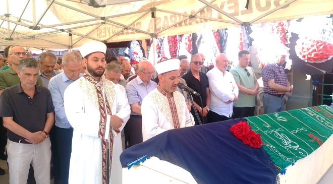 HACI TÜRKAN ÇEBİ GÖZYAŞLARIYLA TOPRAĞA VERİLDİ