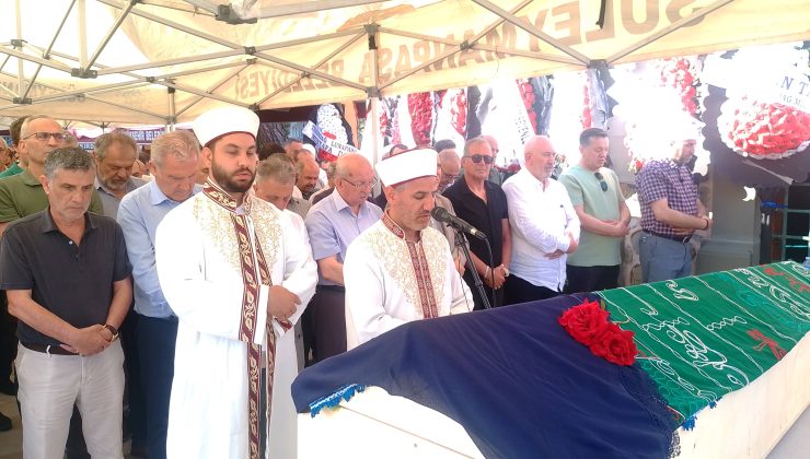 HACI TÜRKAN ÇEBİ GÖZYAŞLARIYLA TOPRAĞA VERİLDİ