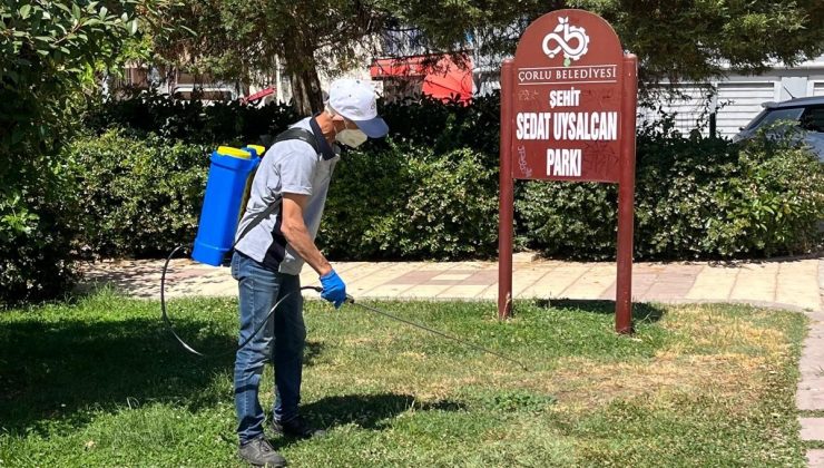 Çorlu Belediyesinden Keneyle Mücadele Çalışmaları