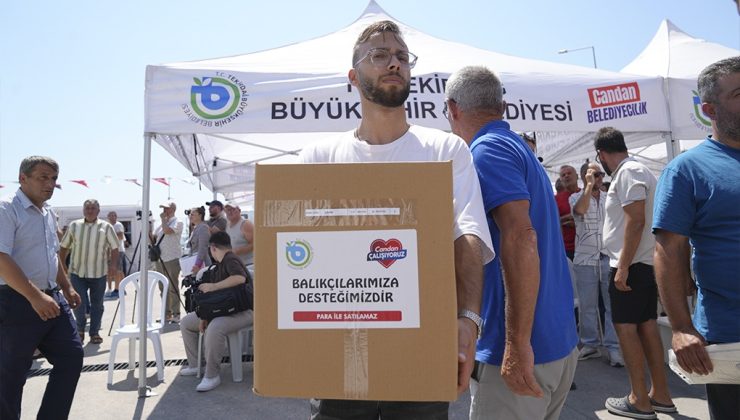 BÜYÜKŞEHİR’DEN BALIKÇILARA TEKNE BAKIM MALZEMESİ VE KIYAFET DESTEĞİ