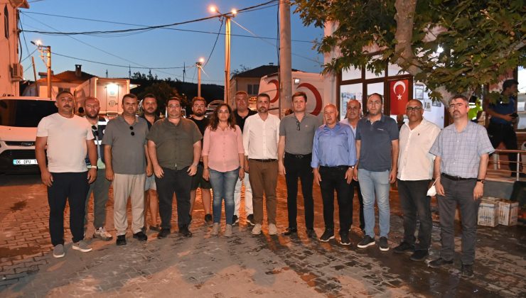 Süleymanpaşa Belediyesinden Yangınla Mücadeleye Destek