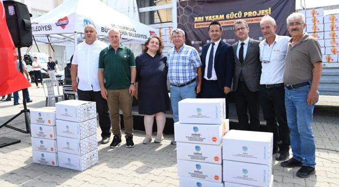 BÜYÜKŞEHİR’DEN ARICILARA CANDAN DESTEK
