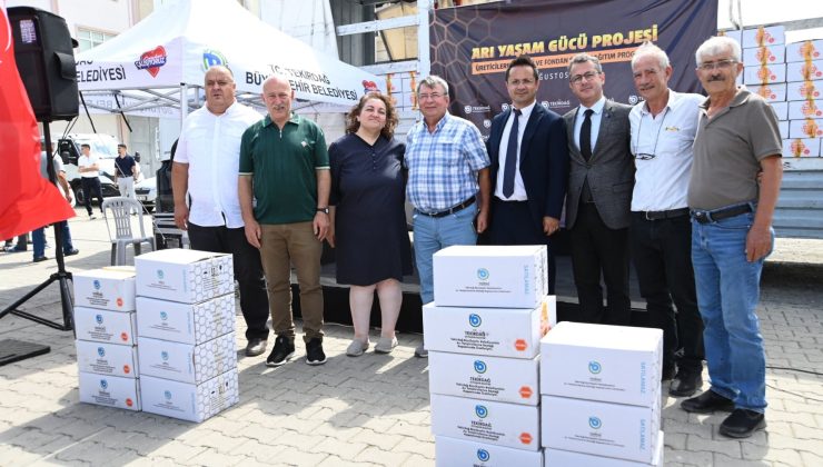 BÜYÜKŞEHİR’DEN ARICILARA CANDAN DESTEK