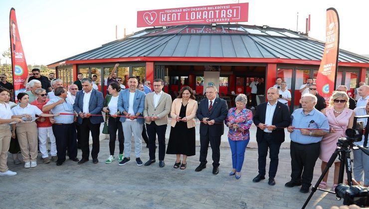 ÇERKEZKÖY KENT PARK VE KENT LOKANTASI YENİLENEN YÜZÜYLE VATANDAŞLARIN HİZMETİNE SUNULDU