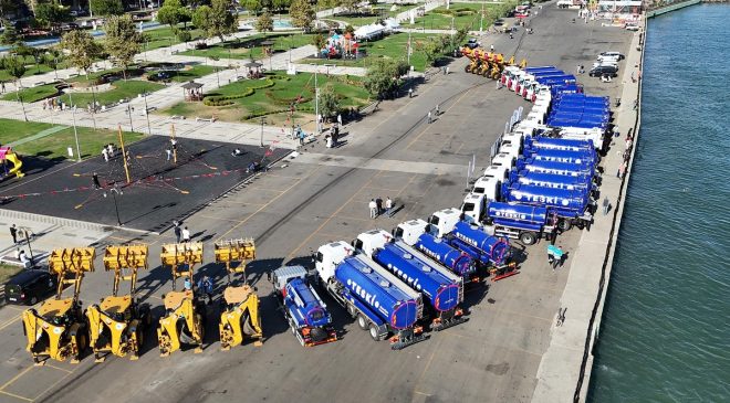 TEKİRDAĞ’IN HİZMET FİLOSU 49 YENİ ARAÇLA GÜÇLENDİ 