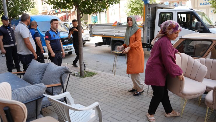 Çorlu Zabıtasından Kaldırım ve Yol İşgaline Taviz Yok