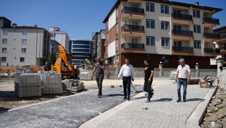 Çorlu’da Kilit Taşı ve Kaldırım Çalışmaları Hız Kesmiyor