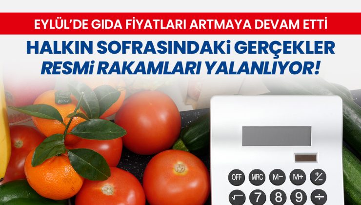 BİRLEŞİK KAMU İŞ “HALKIN ENFLASYONU” ARAŞTIRMASI EYLÜL 2025