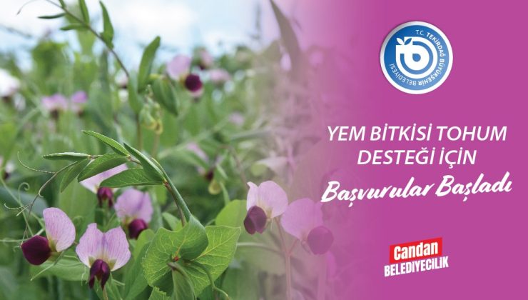 YEM BİTKİSİ TOHUM DESTEĞİ İÇİN BAŞVURULAR BAŞLADI