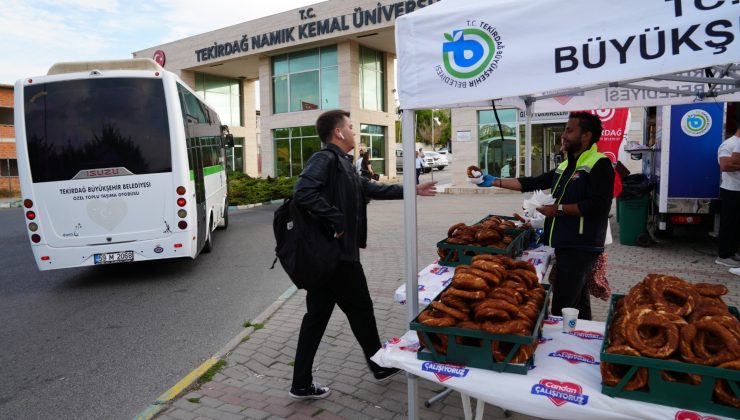 BÜYÜKŞEHİR BELEDİYESİ’NDEN ÜNİVERSİTELİLERE ÖZEL KARŞILAMA