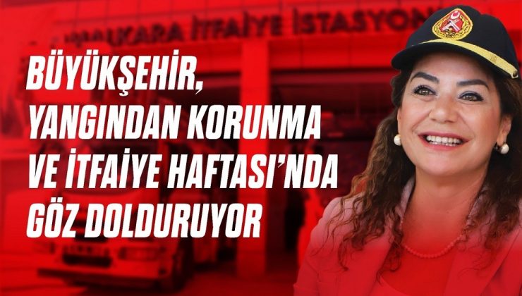 BÜYÜKŞEHİR İTFAİYESİ 2025’TE BUGÜNE KADAR 10 BİNİ AŞKIN OLAYA MÜDAHALE ETTİ
