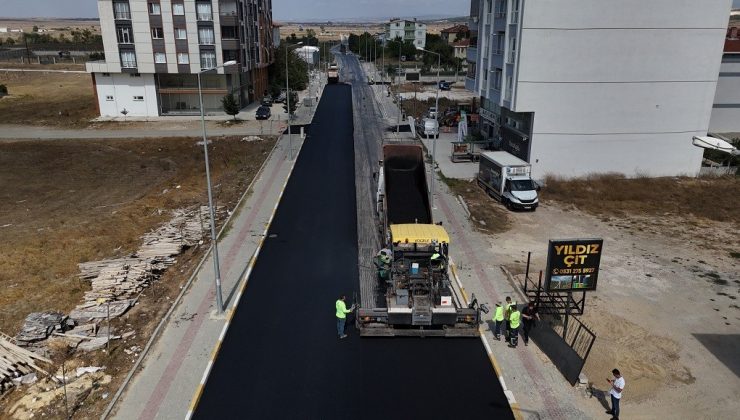 SARAY’DA VİZE CADDESİ YENİ YÜZÜNE KAVUŞTU
