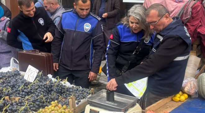 Süleymanpaşa Belediyesi’nden Semt Pazarlarında Ölçü ve Tartı Denetimi